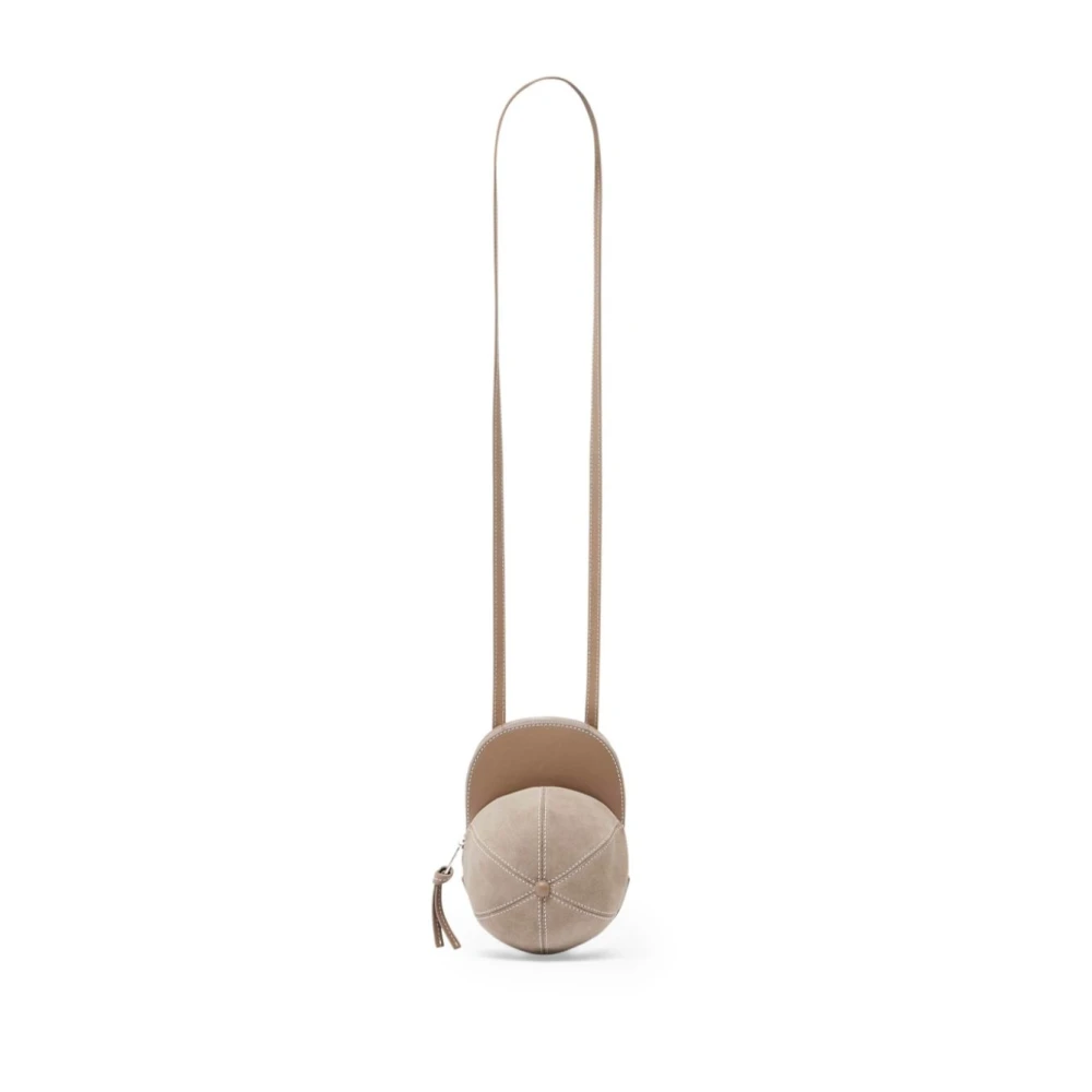 JW Anderson Bruine Schoudertas van Premium Leer Brown Heren
