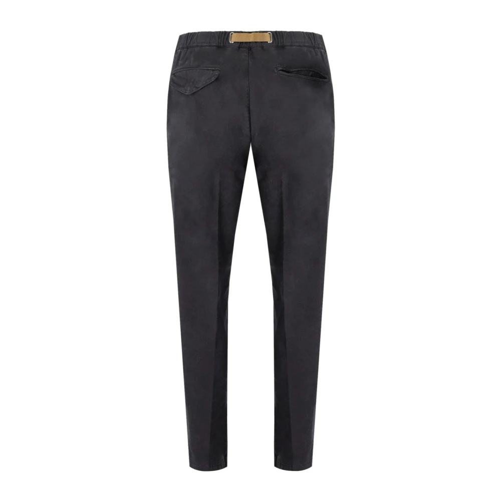 White Sand Grijze Katoenen Skinny Leg Broek Gray Heren