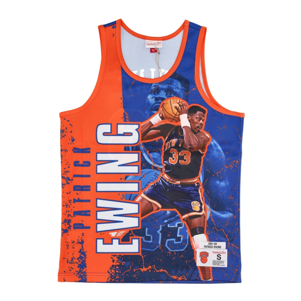 Mitchell & Ness NBA Burst Mesh Tank Top Multicolor Heren