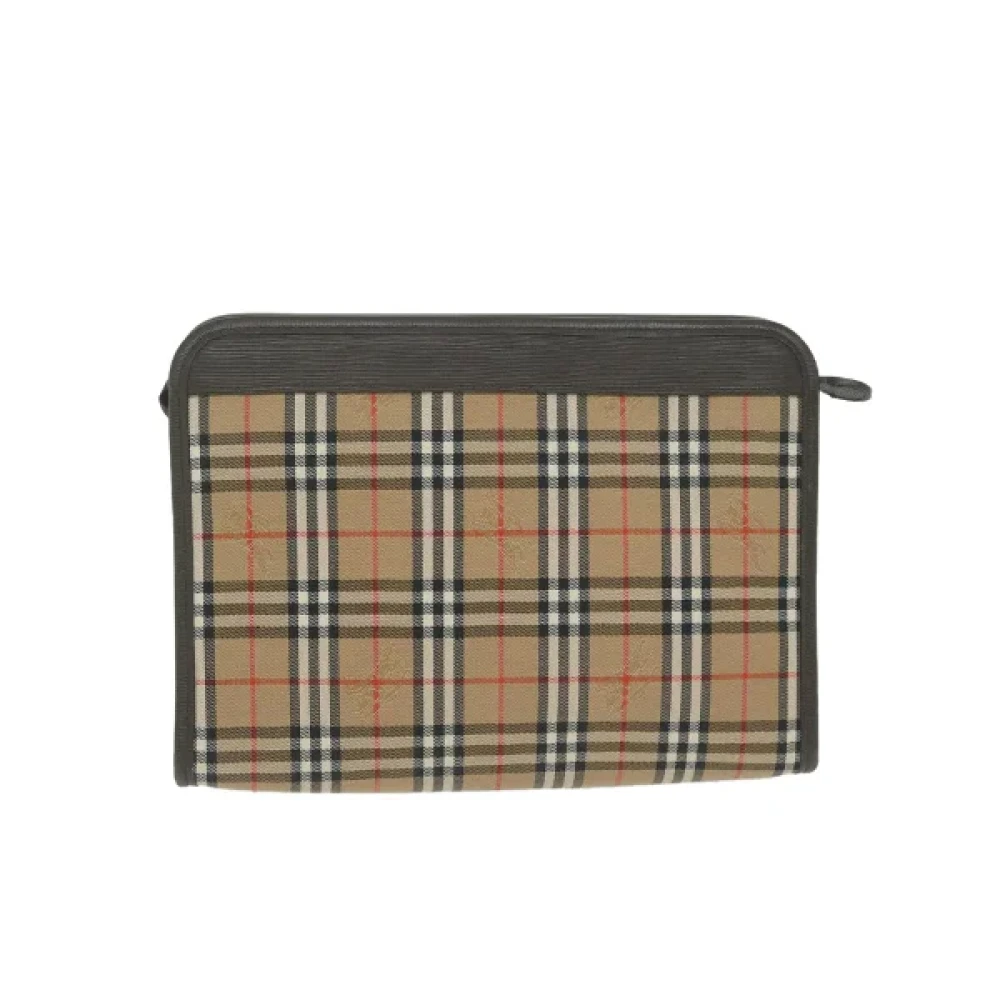 Burberry Vintage Pre-owned Fabric clutches Multicolor Dames