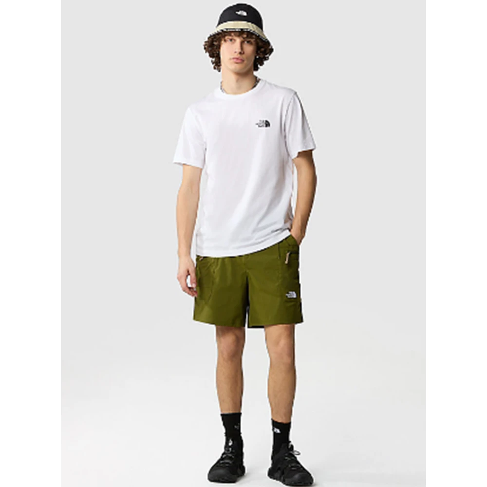 The North Face Eenvoudige Dome Wit T-shirt White Heren