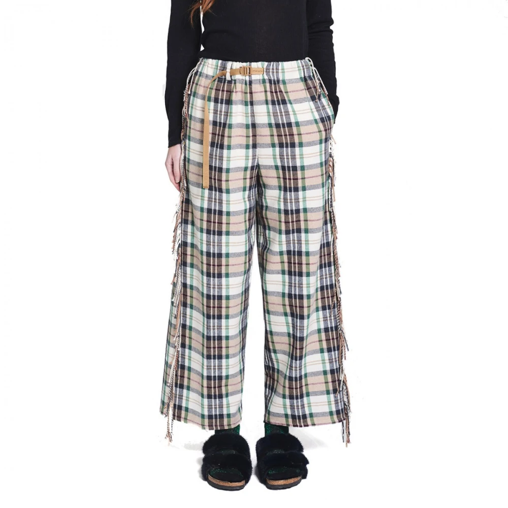 Trousers > Wide Trousers - - White Sand - Modalova