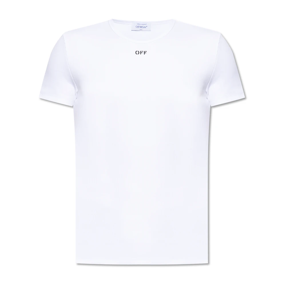 Off White Ripad T-shirt White, Herr