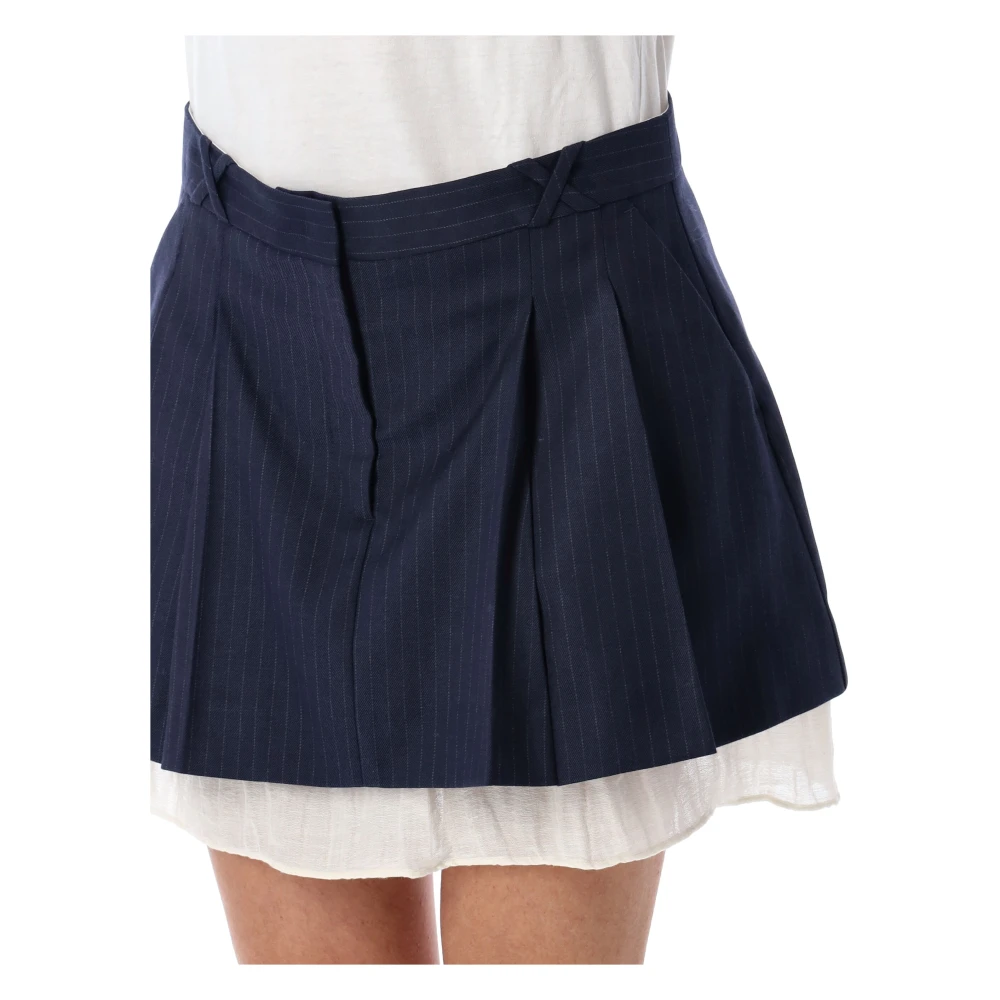 The Garment Denim Mini Rok Blue Dames