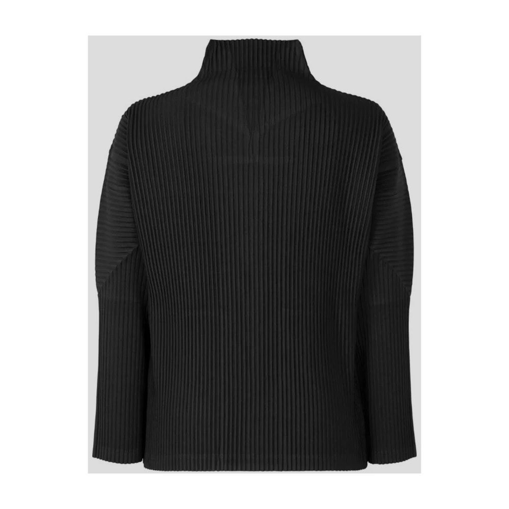 Issey Miyake Stijlvolle Herenjas Kleding Black Heren