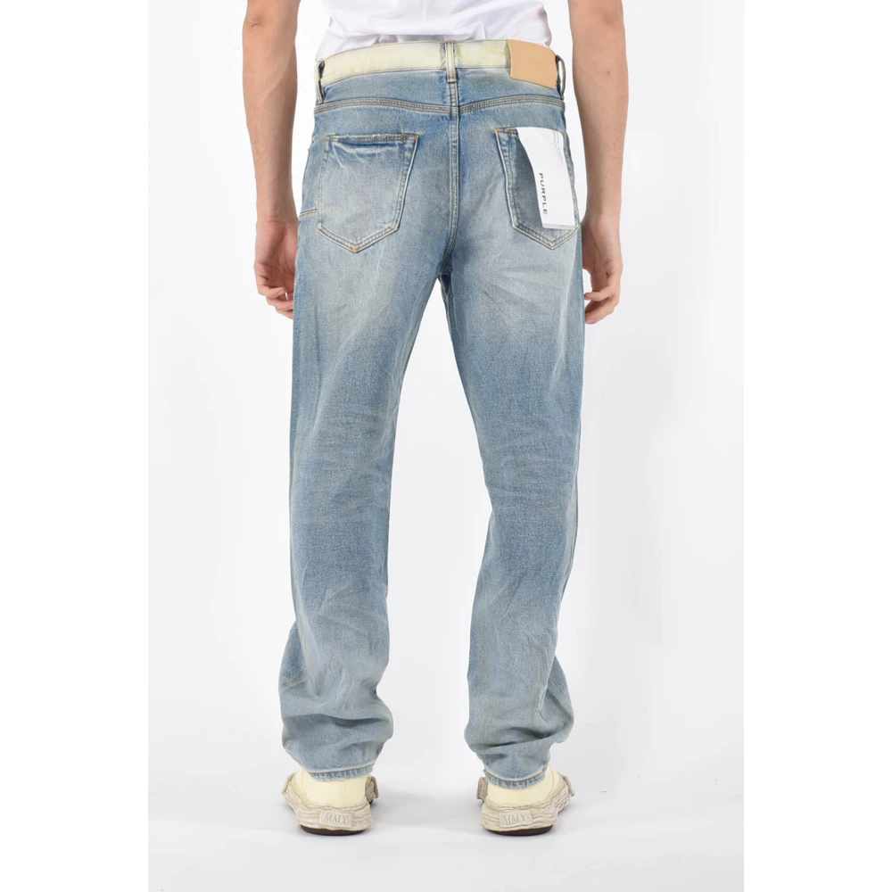 Purple Brand Straight Leg Denim Jeans Blue Heren