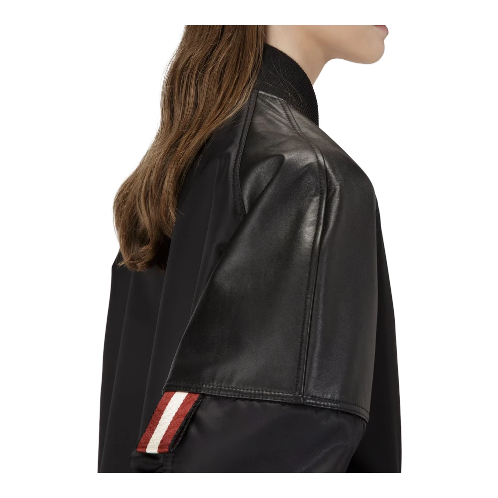Bally Stijlvolle Bomberjack Black Dames