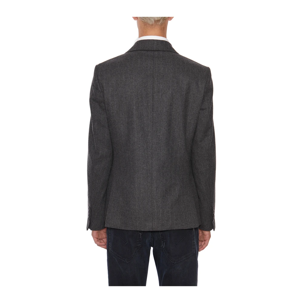 Daniele Alessandrini Moderne Single-Breasted Gilet Gray Heren