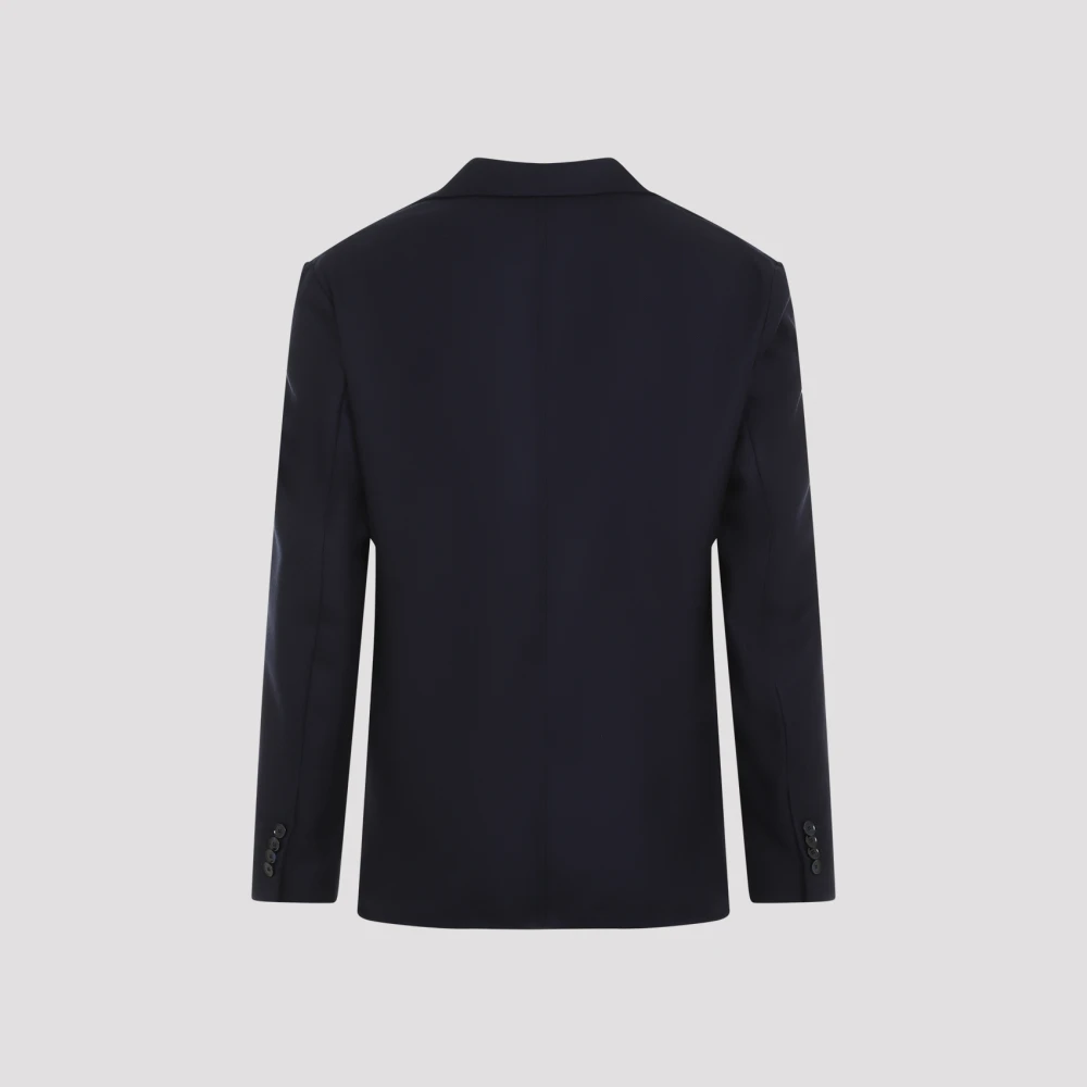Brioni Navy Sapphire Jacket Black Heren
