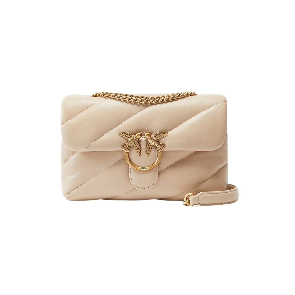 Pinko Women's Beige Cross Body Bags, One Size, Love Bag Puff