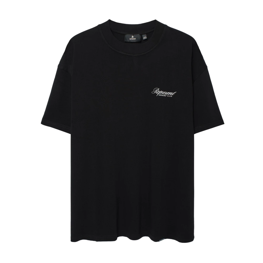 Represent Zwarte Katoenen T-shirt en Polo Black Heren