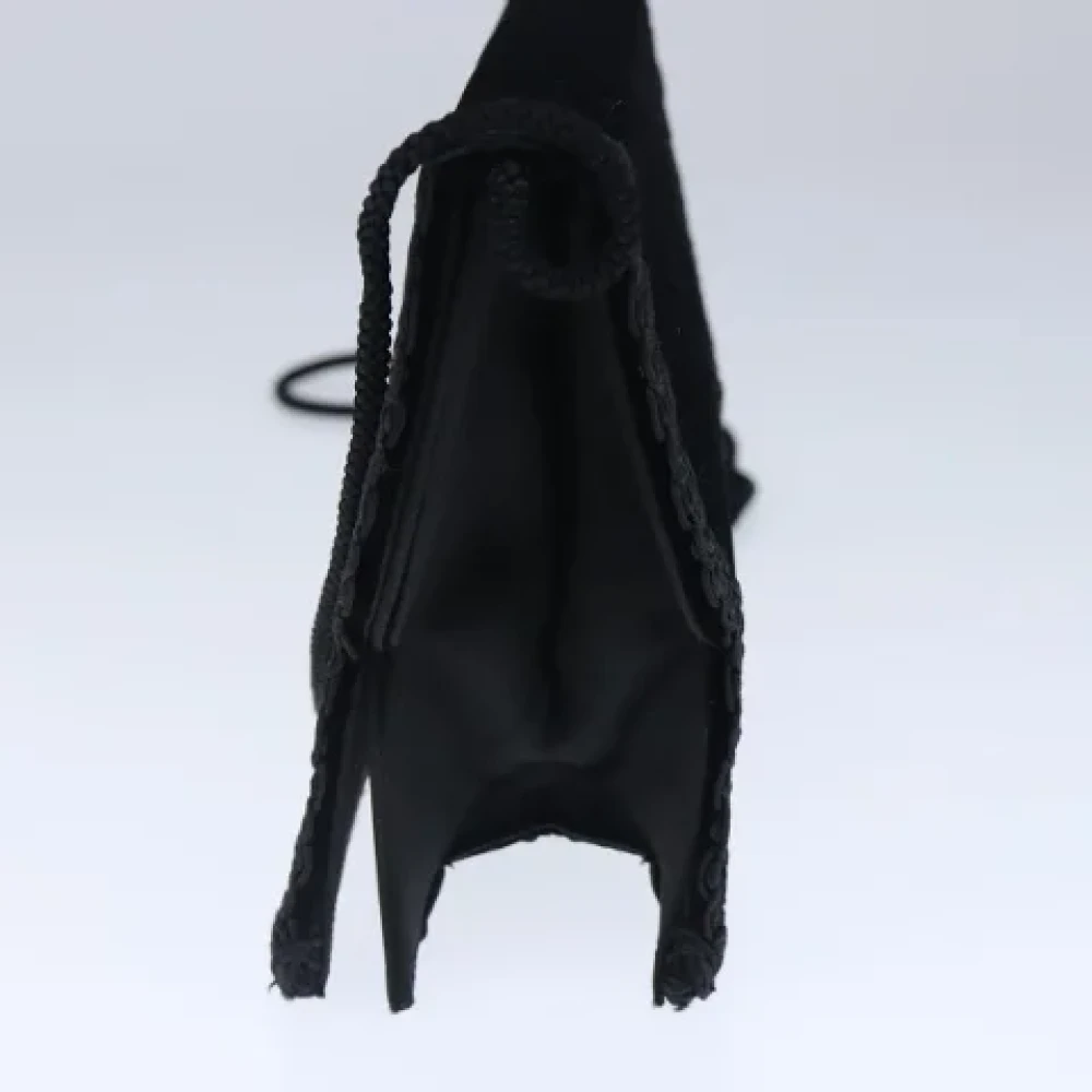 Saint Laurent Vintage Pre-owned Metal shoulder-bags Black Dames
