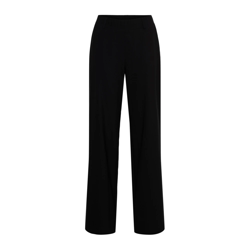&Co Woman Wijde Broek Zomerse Stijl Black Dames