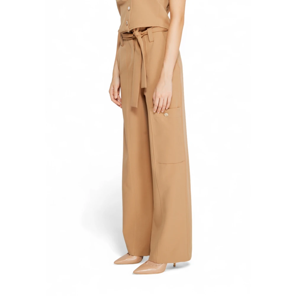 RINASCIMENTO Wijde broek Beige Dames