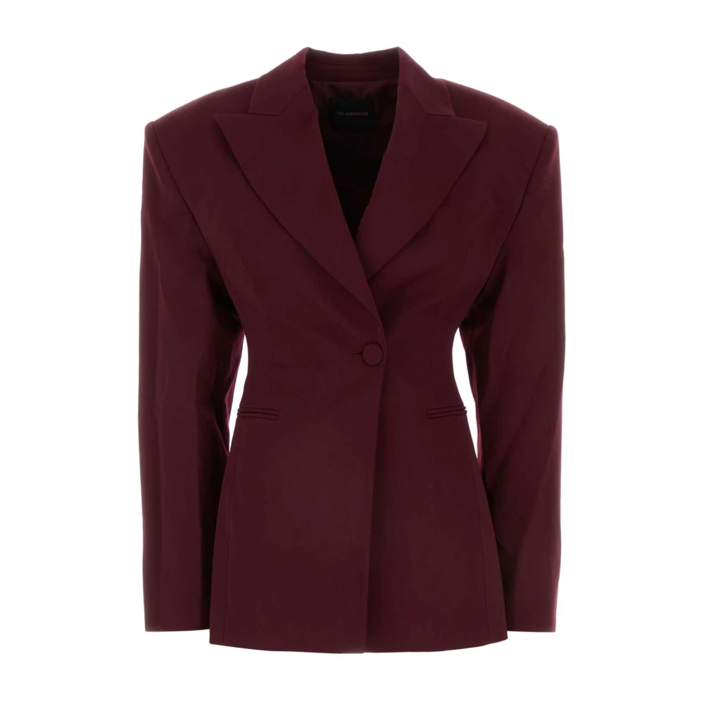 Andamane Burgundy Ottavia Blazer Red Dames