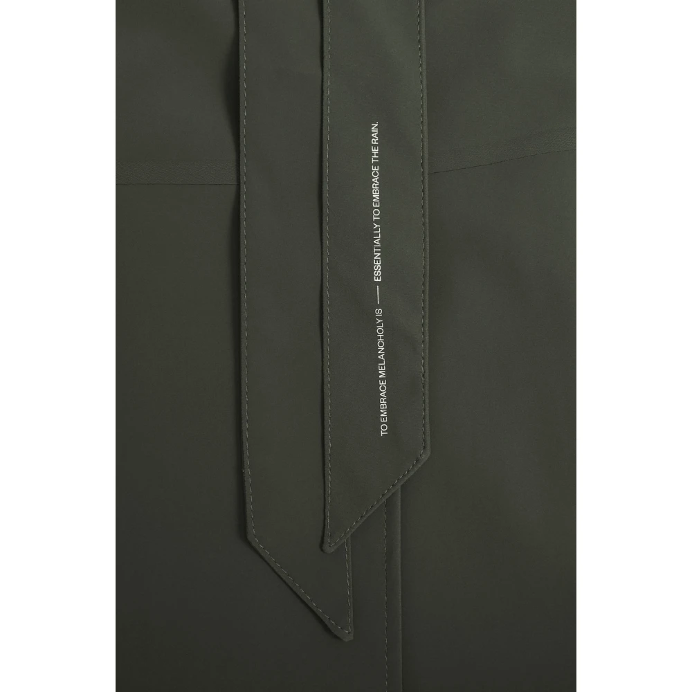 Stutterheim Matte Trenchcoat met Modern Design Green Dames