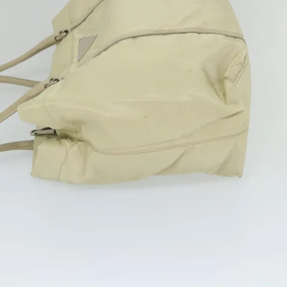 Prada Vintage Pre-owned Nylon prada-bags White Dames