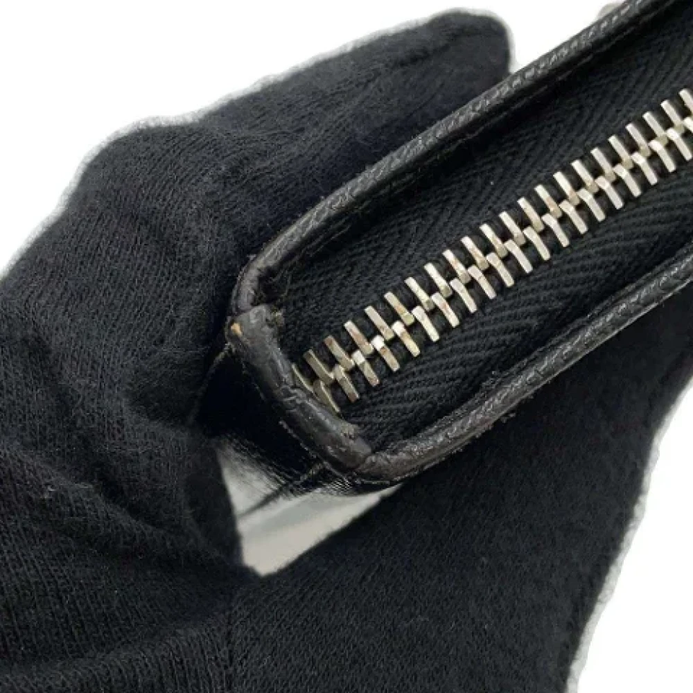 Saint Laurent Vintage Pre-owned Leather wallets Black Dames