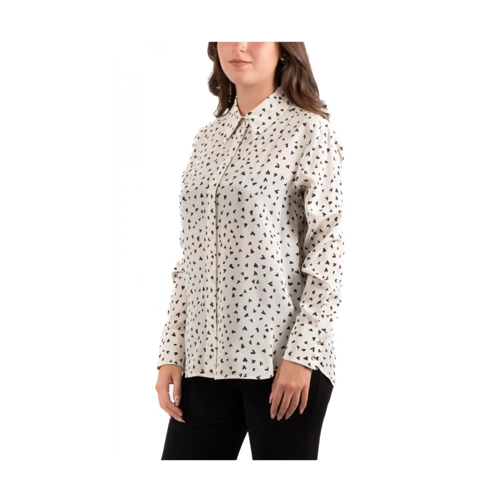 Max Mara Studio Elegante Studio Overhemd White Dames
