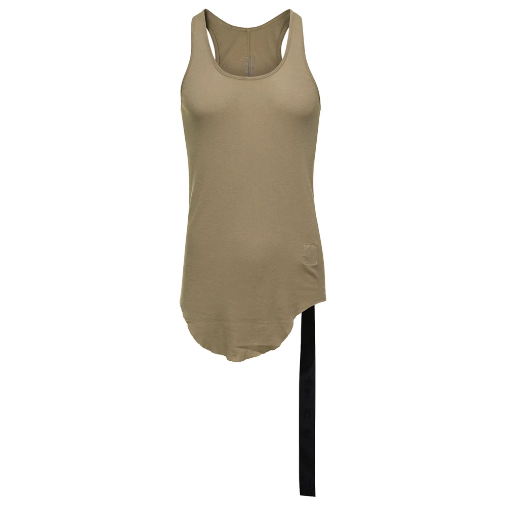 Rick Owens DRK Tank: Stijlvol en Comfortabel Mouwloos Topje Green Heren