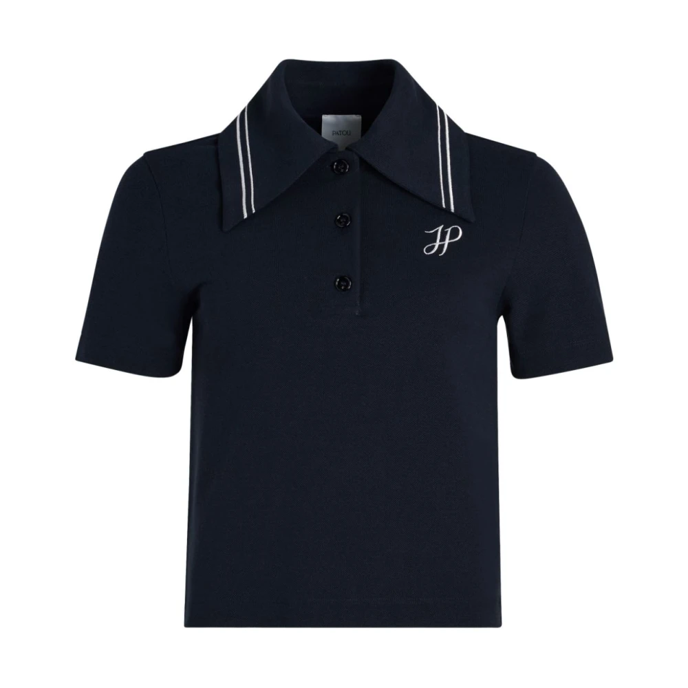 Patou Blauwe T-shirts en Polos Blue Dames