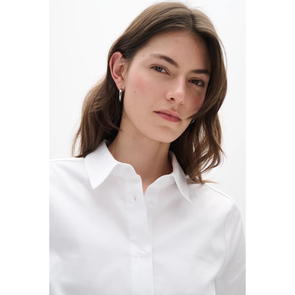 InWear Witte Stretch Shirt Cally IW White Dames