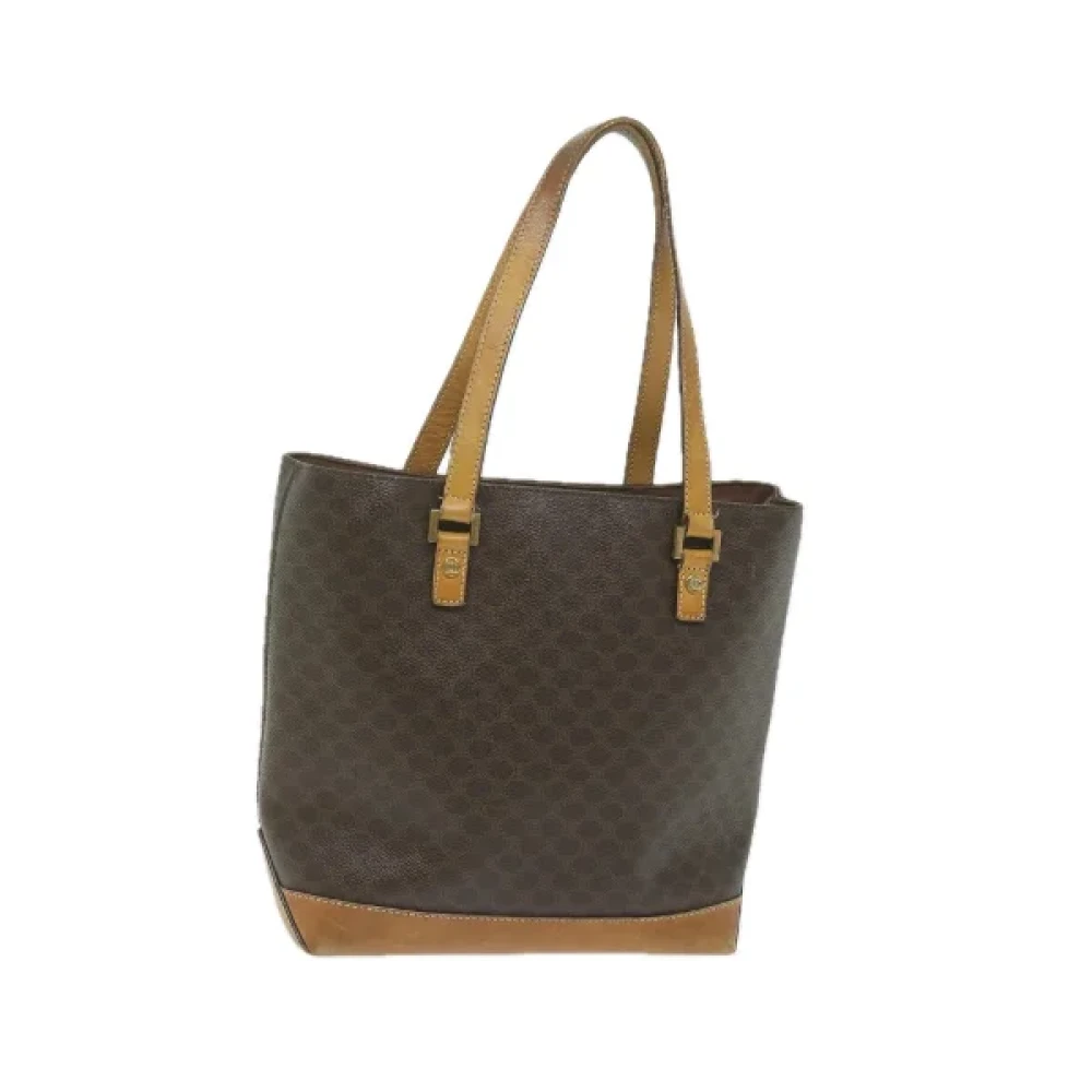 Celine Vintage Pre-owned Canvas celine-bags Brown Dames