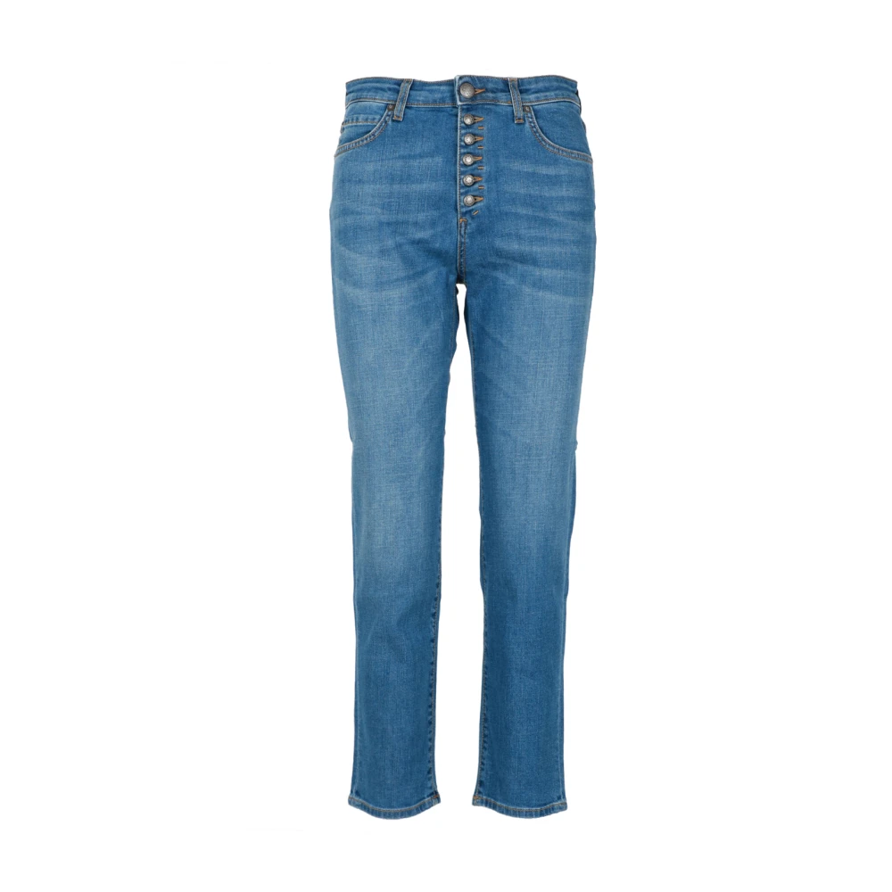 Roy Roger's Hoge Taille Denim Jeans Blue Dames