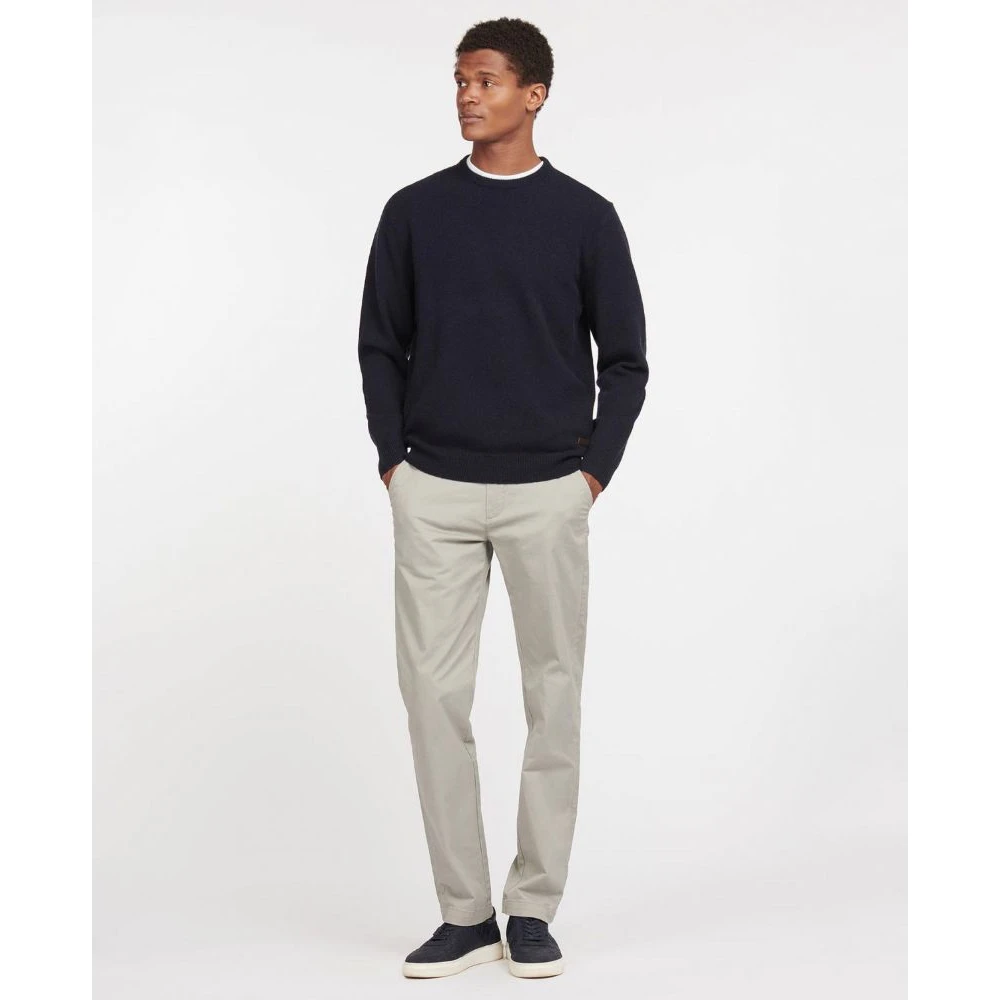 Barbour Patch Wollen Trui Blue Heren