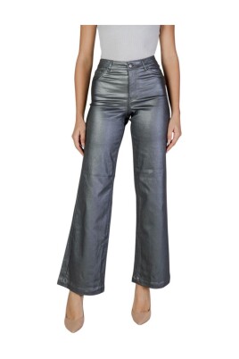 pantalon-large-en-metallique-argente