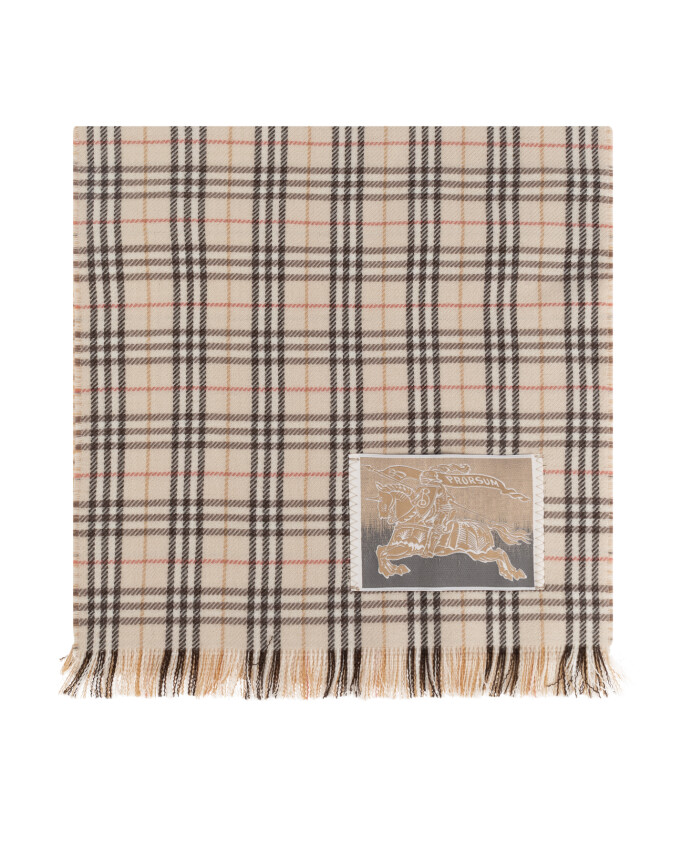 echarpe-a-carreaux-avec-patch-logo-et-bords-franges
