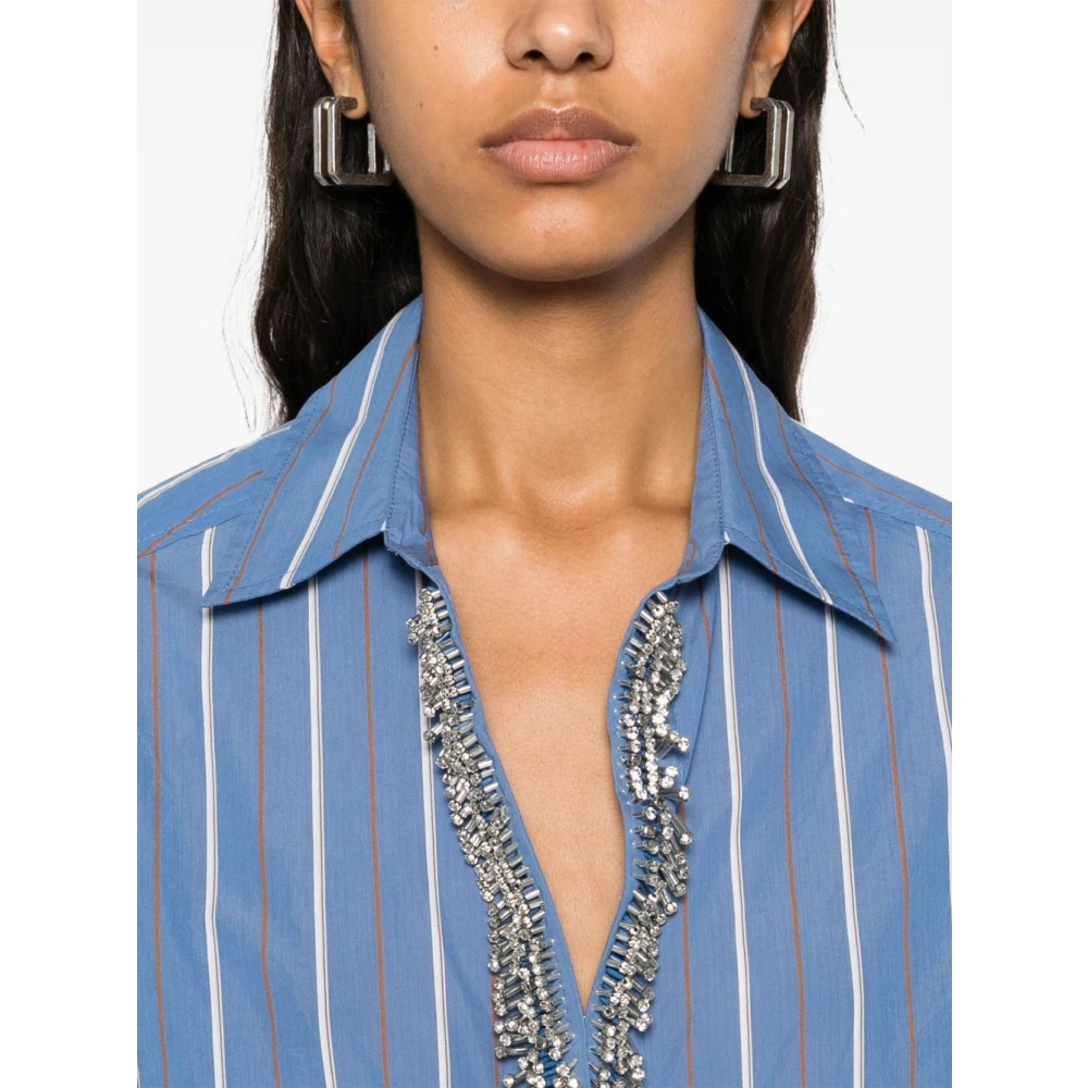pinko Stijlvolle Overhemden Collectie Blue Dames