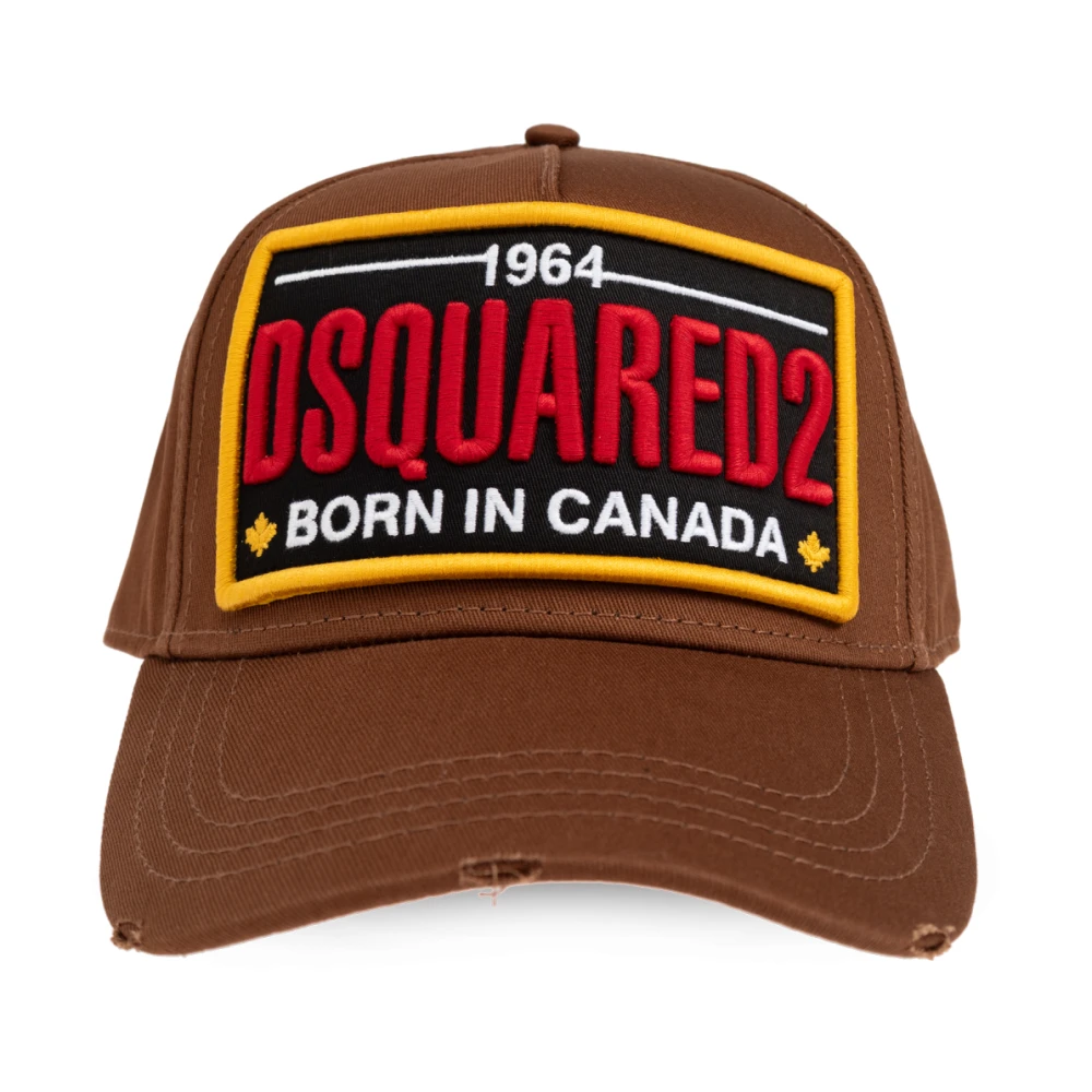 Dsquared2 Herr Brun Accessoarer One Size, Bomull, Keps