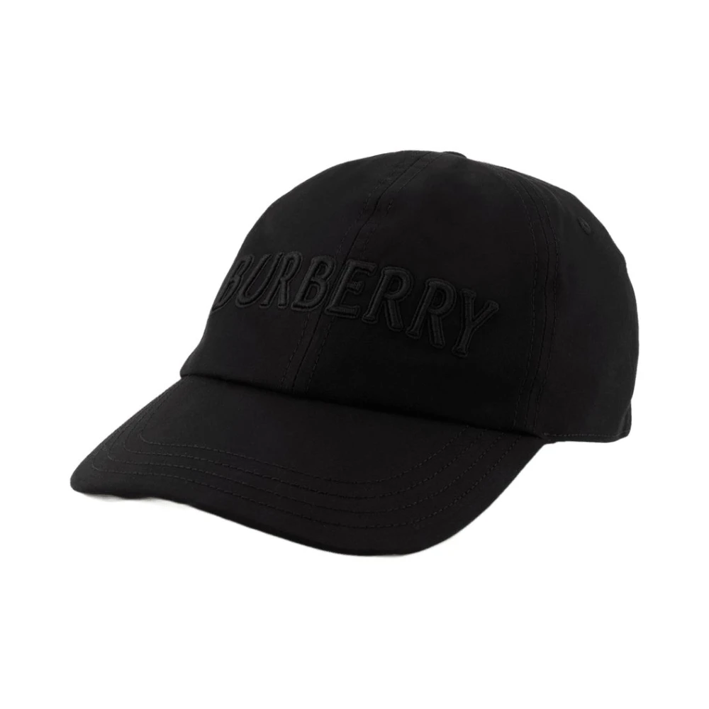 Burberry Unisex Black Cotton Cap - Made In Vietnam