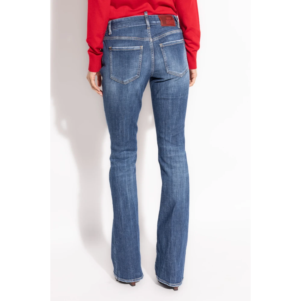 Dsquared2 Flare Jeans Blue Dames