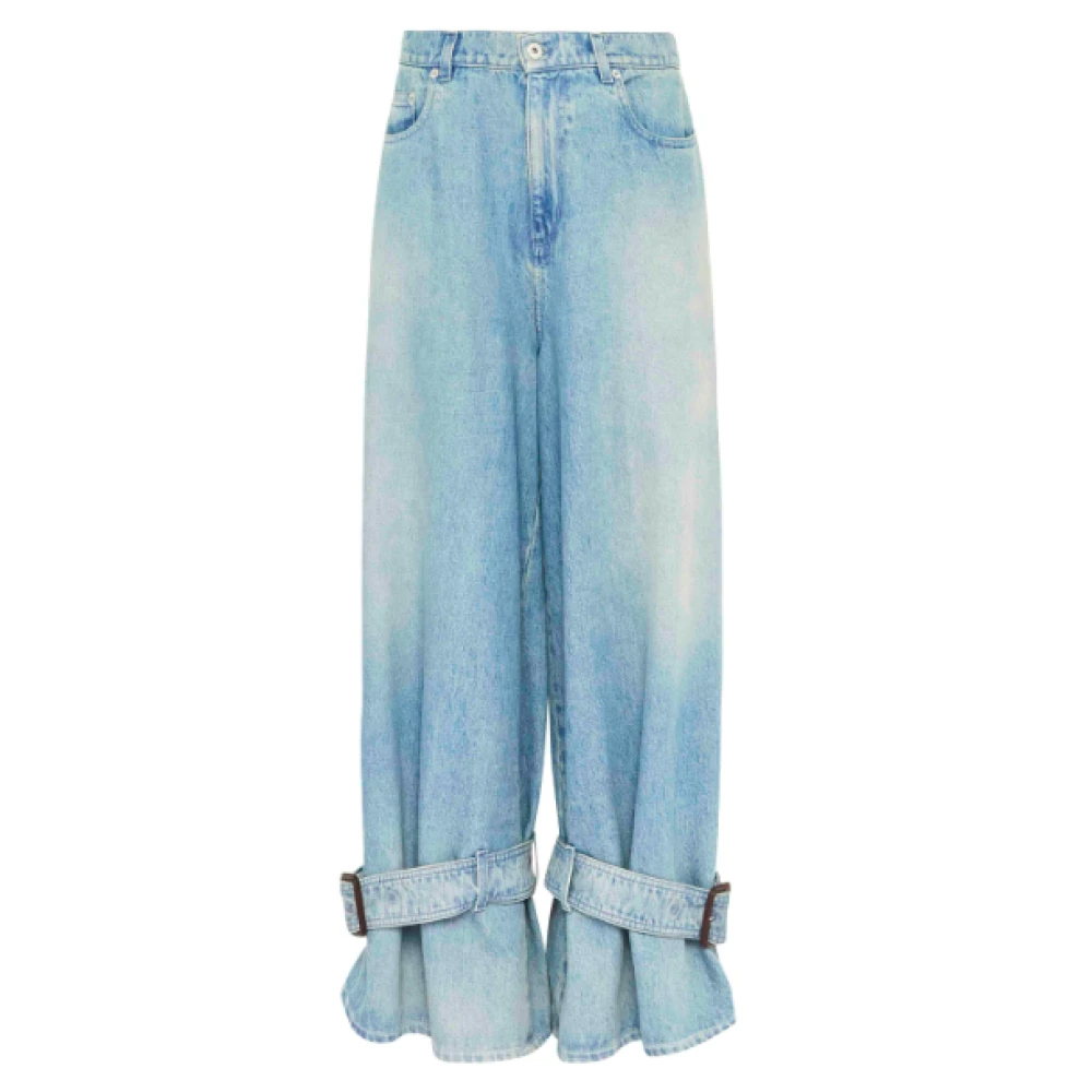 JW Anderson Lichtblauwe Jeans Met Gespen Blue Dames