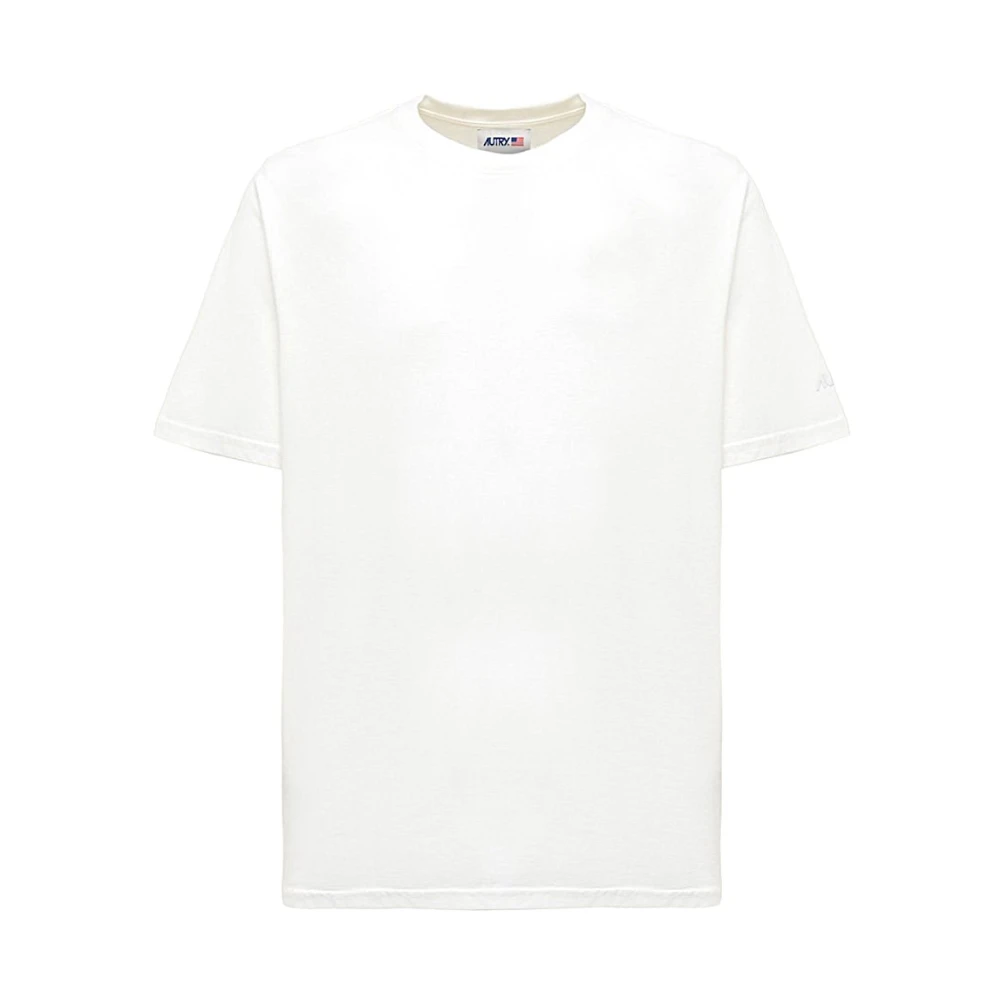 Autry Casual Katoenen T-shirt voor Mannen White Dames