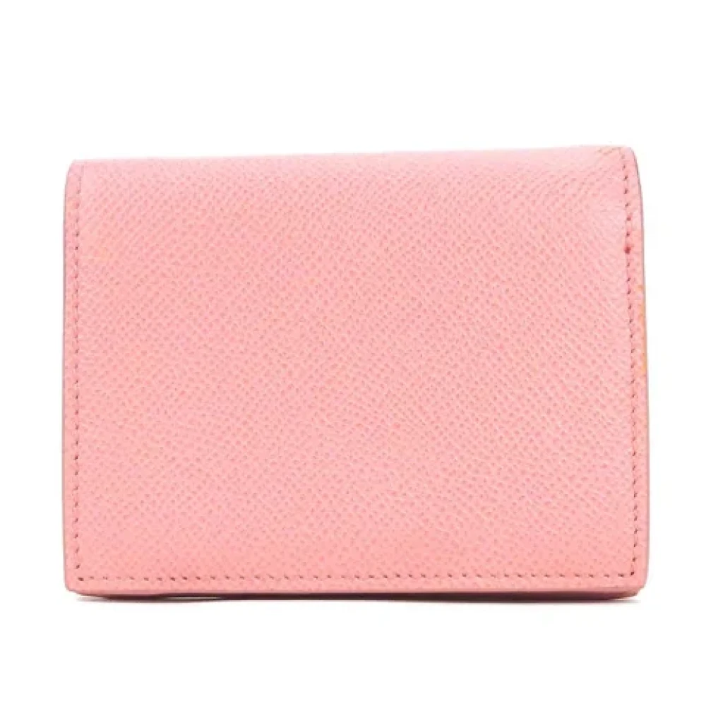 Salvatore Ferragamo Pre-owned Leather wallets Pink Dames
