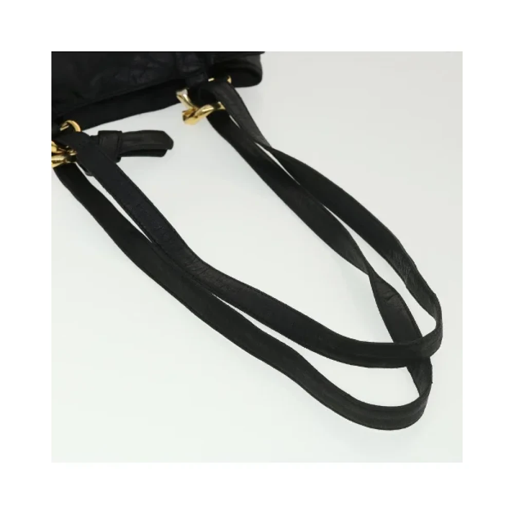 Loewe Pre-owned Leather shoulder-bags Black Dames