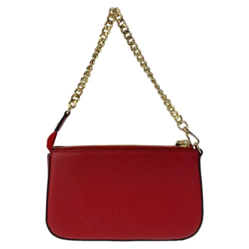Michael Kors Pre-owned Leather handbags Red Dames