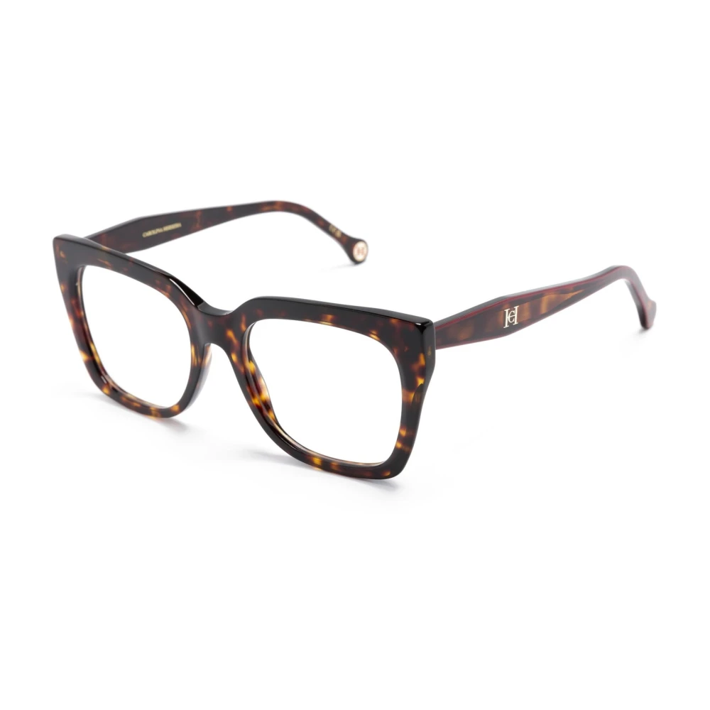 Carolina Herrera Bruin Havana Optisch Montuur Brown Dames