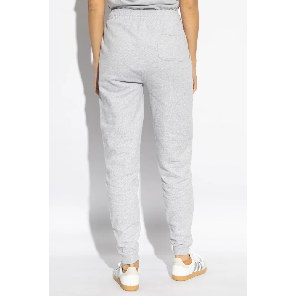 Maison Kitsuné Sweatpants met logo Gray Dames