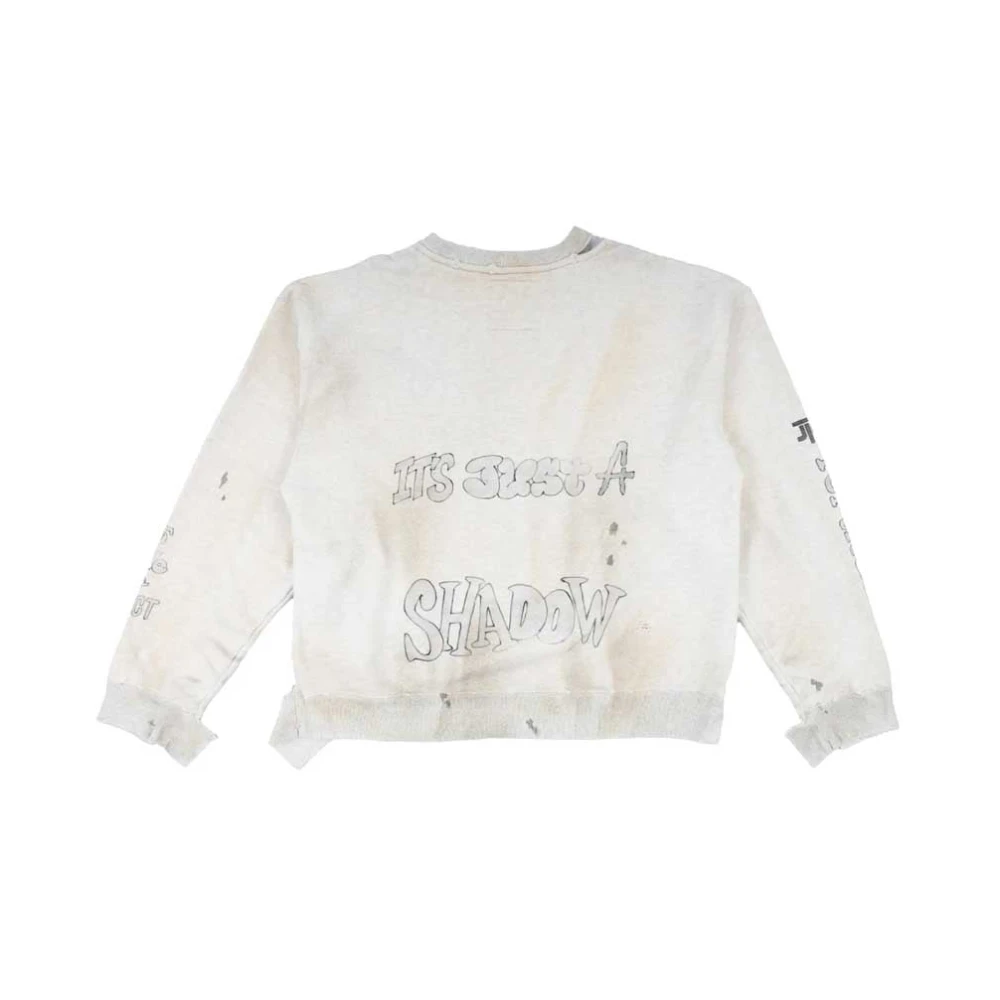 Mihara Yasuhiro Witte Pullover met Drukknopen White Heren