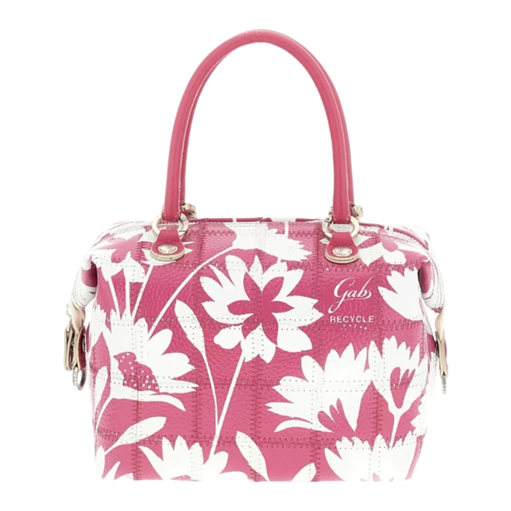 Gabs Fuchsia Bloemig Leren Tas Pink Dames