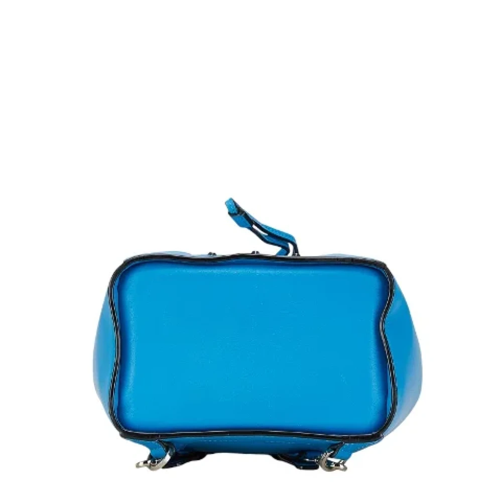 MCM Pre-owned Leather backpacks Blue Dames