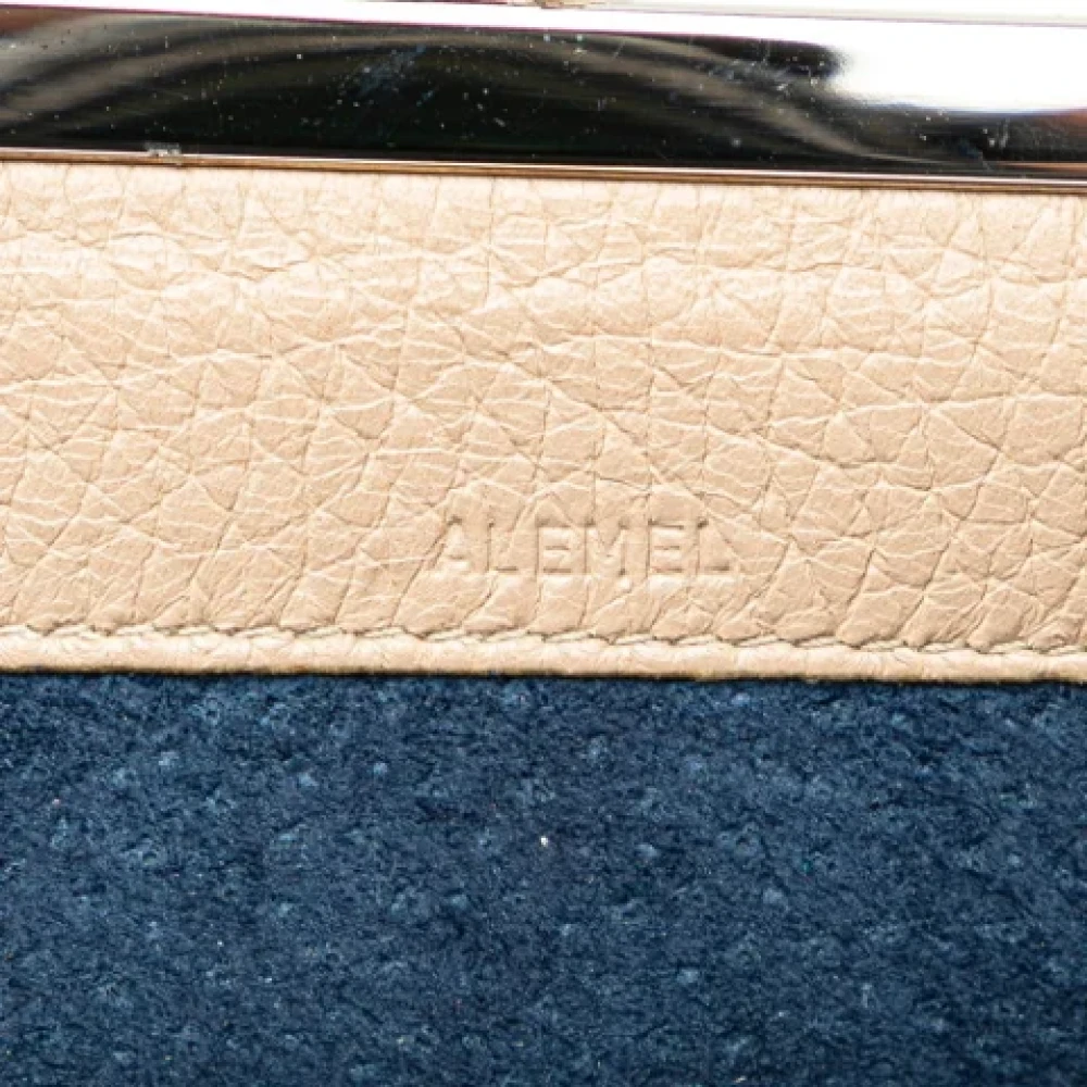 Bvlgari Vintage Pre-owned Leather wallets Beige Dames