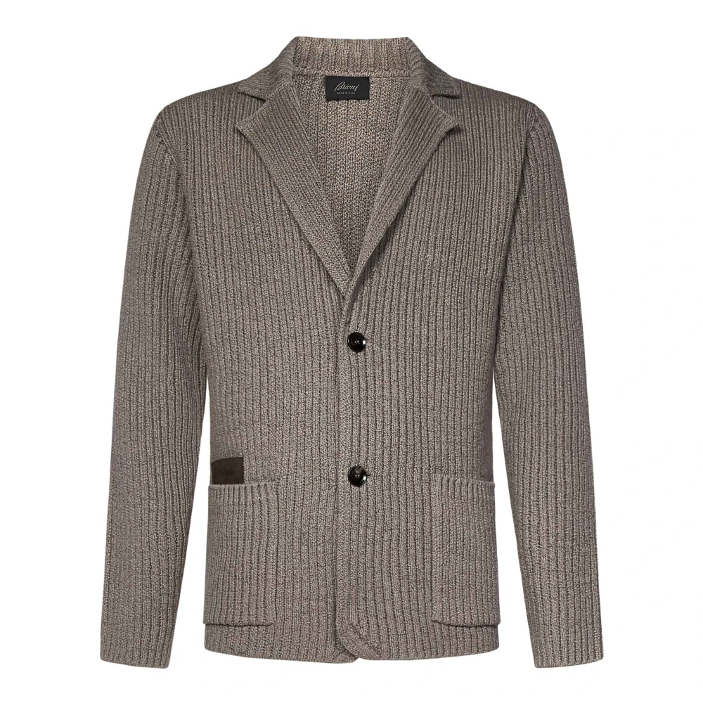 Brioni - Jackets > Blazers - Gray - Brioni - Modalova