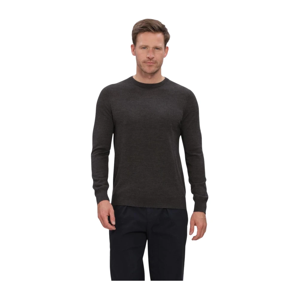 Profuomo - Extrafine Merino Rundhals - Knitwear - Herren - Grau - 2XL - Bild 7