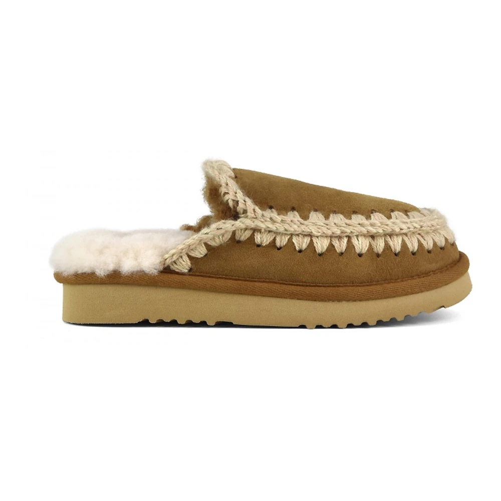 Mou , Slippers, Female, Brown, 3 Uk, Eskimo Slipper