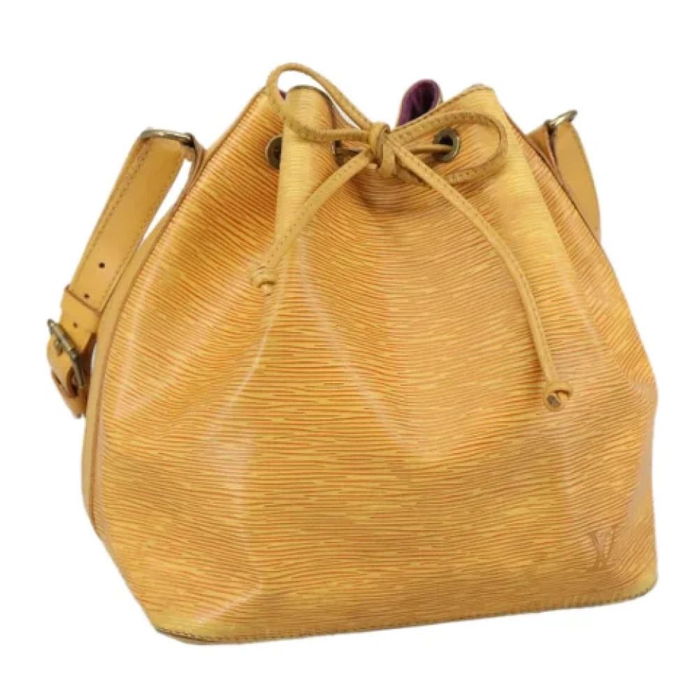 Louis Vuitton Vintage Pre-owned Leather louis-vuitton-bags Yellow Dames